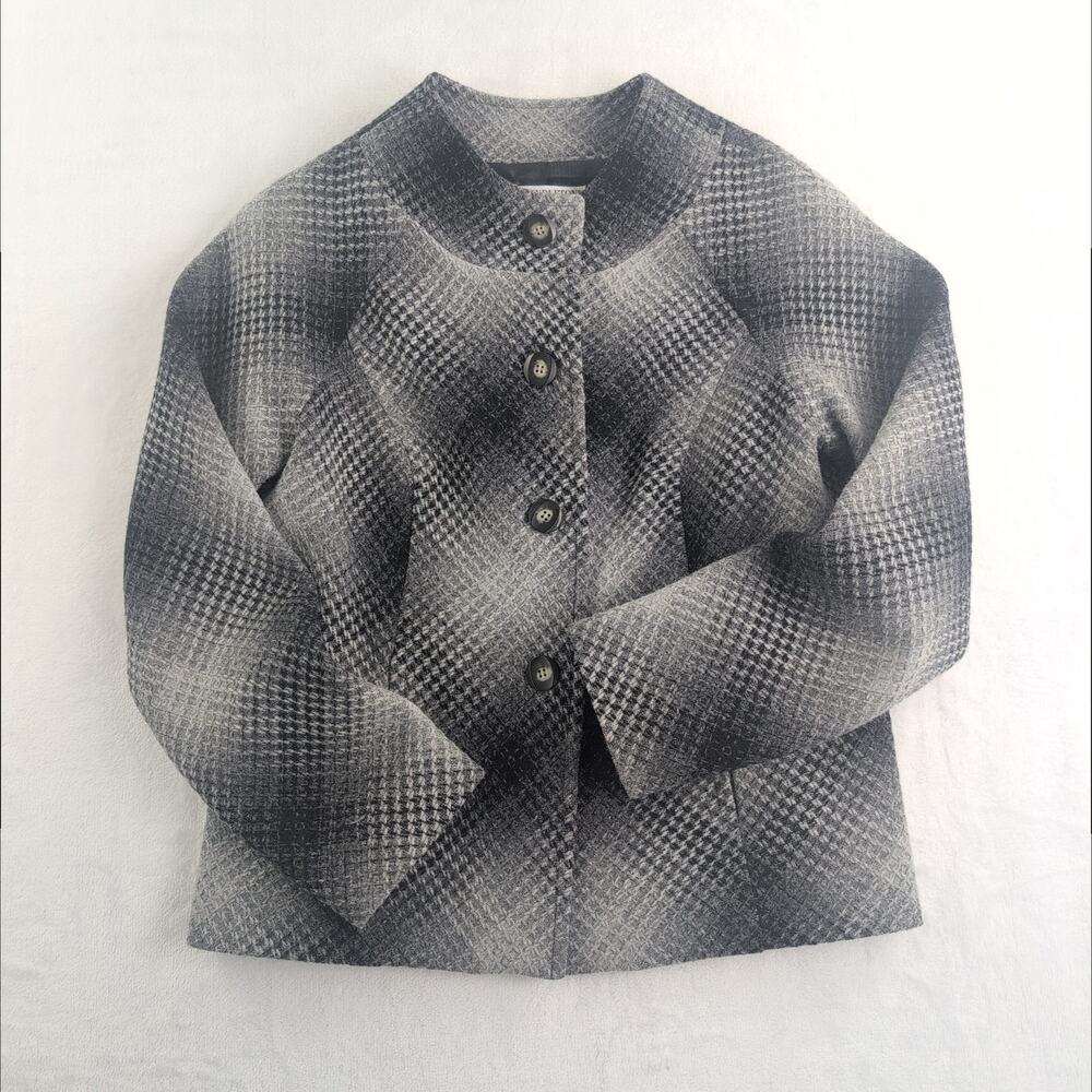 Pendleton Lambswool/Virgin Wool Blend Crosshatch … - image 1